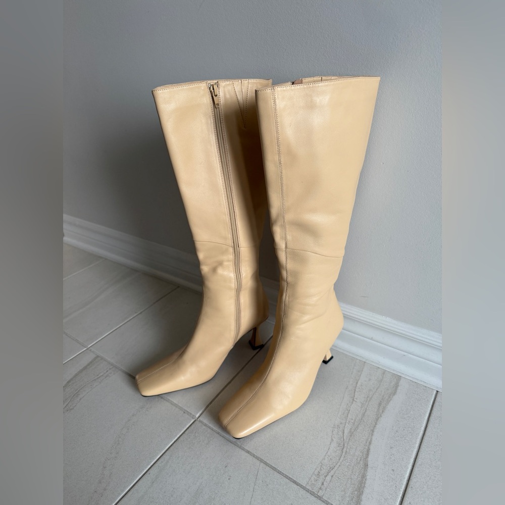 Tony Bianco Fantasy Heeled Boot - Butter Napa